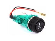 Acendedor De Cigarros 12V Universal - Verde