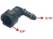 Conector 90º Com Anel 3/8" X 5/16"