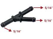 Conexão / Adaptador em Y 5/16" X 5/16" X 5/16" Emenda de Mangueira 3 Vias