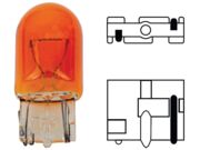 Lâmpada 1156 1 Polo 21W - 12V T20 Wedge Âmbar - Civic