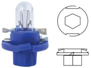 Lâmpada com Soquete Azul Escuro 2.3W 12V BX8.4D Base/Soquete Azul Escuro