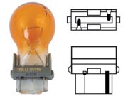 Lâmpada 3156 1 Polo 27W - 12V S25 Base Plástico Âmbar