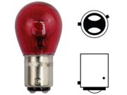 Lâmpada 7225 2 Polos 21/5W - 12V Com Angulo "V" BAW15D Vermelha